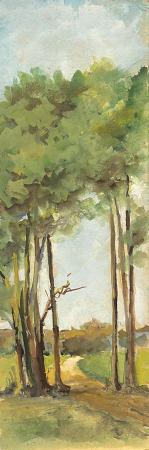 Art work by  Anonimo Paesaggio  - watercolor cardboard 